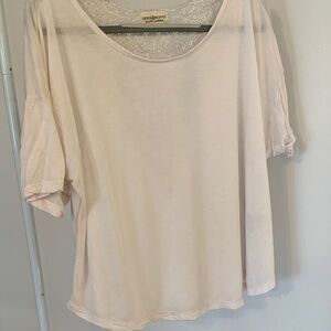 Denim & Supply Ralph Lauren Soft Cream Short Sleeve Tee